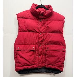 Woodlake Men’s Down Burgundy Red Vest / Size-Large